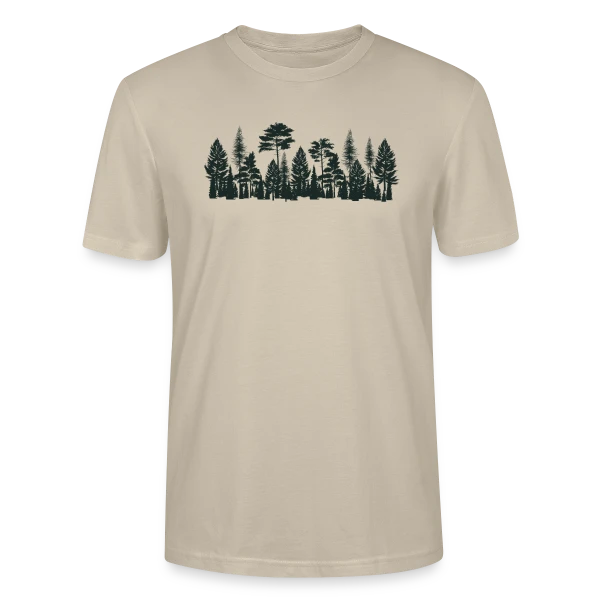 Maquette de T-shirt bio CRAFTER Stanley Stella Unisexe « Forêt Mystique : Le Chemin Intérieur » à personnaliser