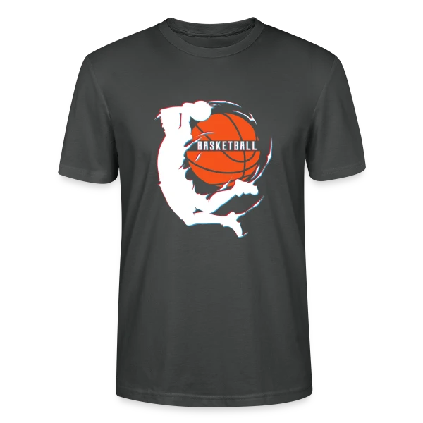 Maquette de T-shirt bio CRAFTER Stanley Stella Unisexe « Essentiel Fan de Basketball » à personnaliser