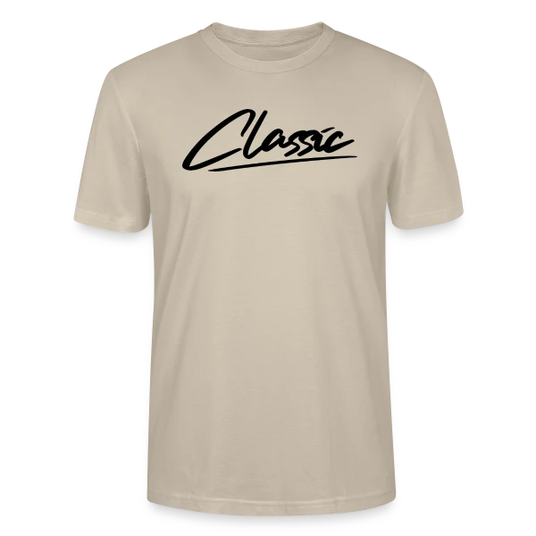 Maquette de T-shirt bio CRAFTER Stanley Stella Unisexe « Typographie "Classic" Élégante » à personnaliser