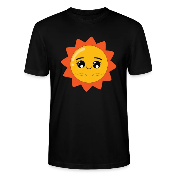 Maquette de T-shirt bio CRAFTER Stanley Stella Unisexe « Rayon de Soleil Éclatant » à personnaliser