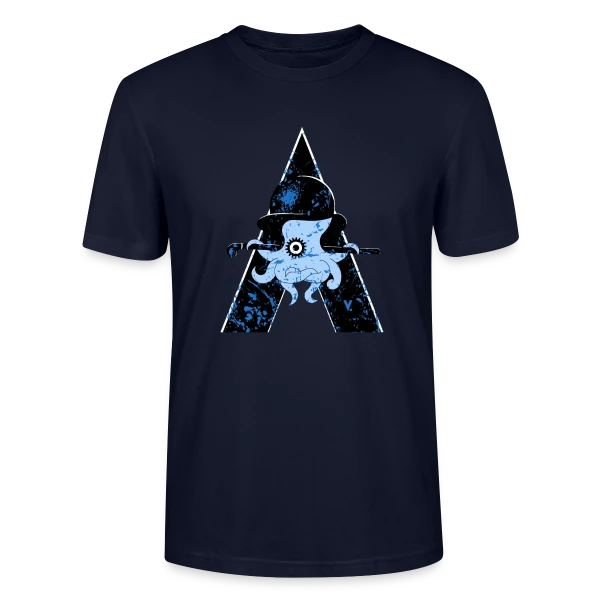 Maquette de T-shirt bio CRAFTER Stanley Stella Unisexe « Pieuvre Mécanique : Style Steampunk » à personnaliser