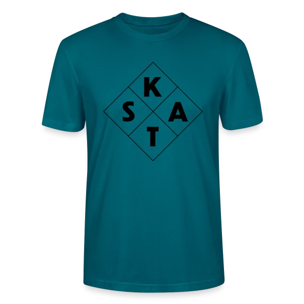 Maquette de T-shirt bio CRAFTER Stanley Stella Unisexe « Humour pour Joueurs de Skat » à personnaliser