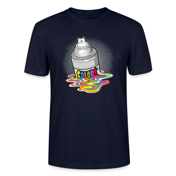 Maquette de T-shirt bio CRAFTER Stanley Stella Unisexe « Bombe de Peinture : L'Art du Street Art » à personnaliser