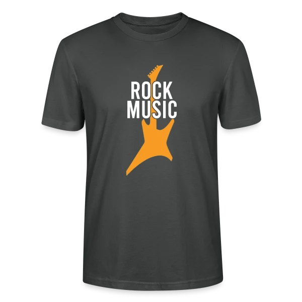 Maquette de T-shirt bio CRAFTER Stanley Stella Unisexe « Rock Musique & Guitare Électrique » à personnaliser