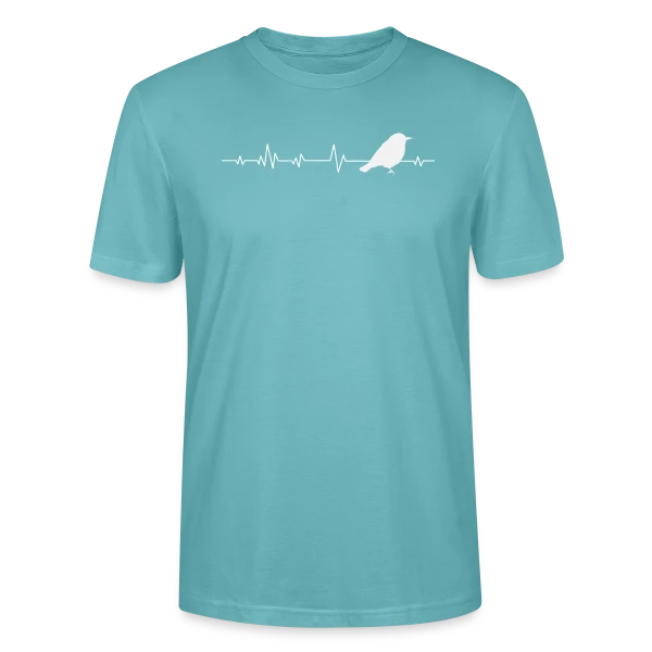Maquette de T-shirt bio CRAFTER Stanley Stella Unisexe « Silhouette Oiseau Élégant » à personnaliser