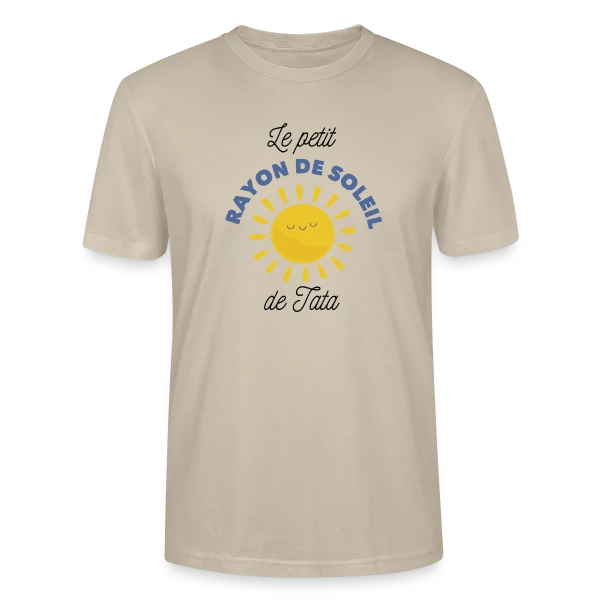Maquette de T-shirt bio CRAFTER Stanley Stella Unisexe « Le Rayon de Soleil de Tata » à personnaliser