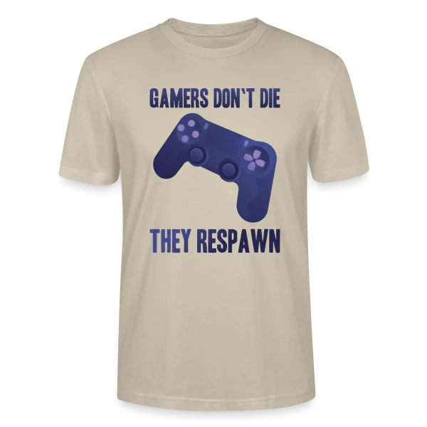 Maquette de T-shirt bio CRAFTER Stanley Stella Unisexe « Univers Gaming : Manette et Esprit Geek » à personnaliser