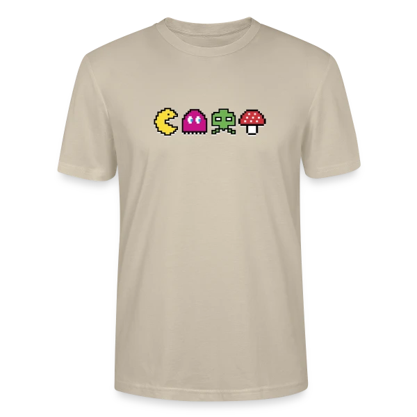 Maquette de T-shirt bio CRAFTER Stanley Stella Unisexe « Années 80 : T-shirt Arcade Rétro Gaming Vintage » à personnaliser