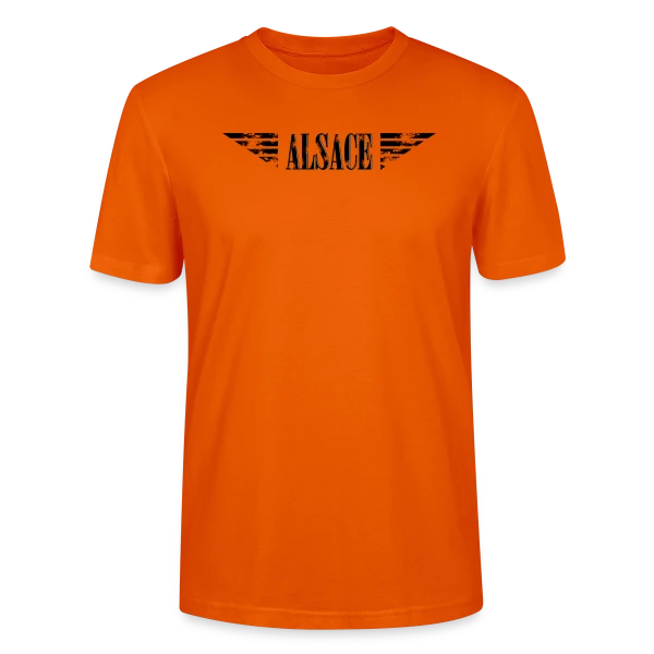 Maquette de T-shirt bio CRAFTER Stanley Stella Unisexe « Humour Alsace Force Aérienne » à personnaliser