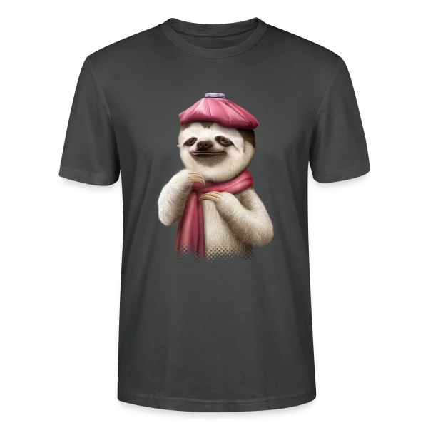 Maquette de T-shirt bio CRAFTER Stanley Stella Unisexe « La Fièvre du Paresseux » à personnaliser