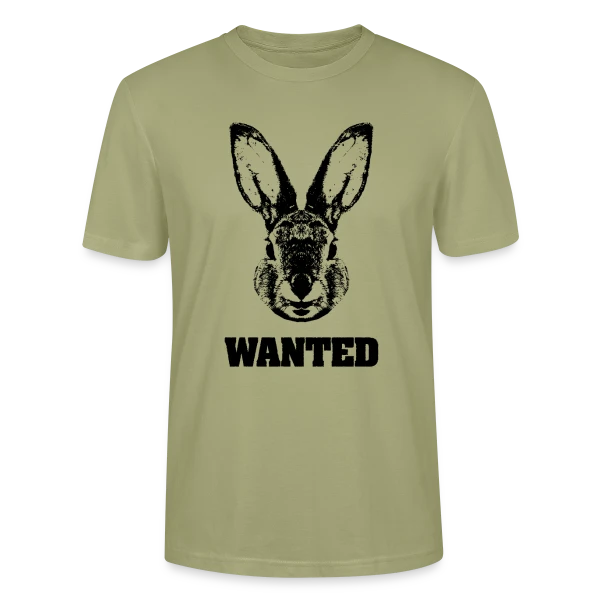 Maquette de T-shirt bio CRAFTER Stanley Stella Unisexe « Lapin Recherché Parodie » à personnaliser
