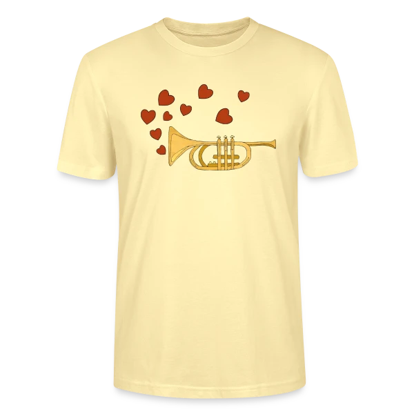Maquette de T-shirt bio CRAFTER Stanley Stella Unisexe « Mélodie Instrumentale » à personnaliser