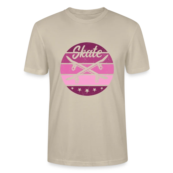 Maquette de T-shirt bio CRAFTER Stanley Stella Unisexe « Je Peux Pas J'ai Skate » à personnaliser
