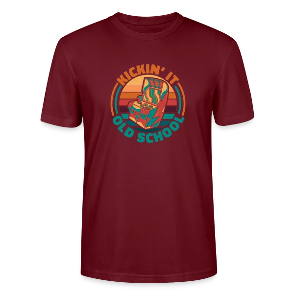 Maquette de T-shirt bio CRAFTER Stanley Stella Unisexe « Arcade Rétro Gaming Années 80 » à personnaliser