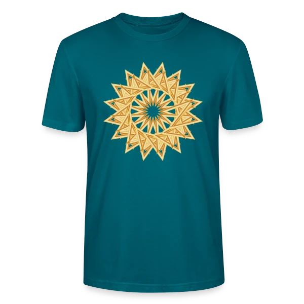 Maquette de T-shirt bio CRAFTER Stanley Stella Unisexe « Étoile Dorée Exceptionnelle pour Noël » à personnaliser