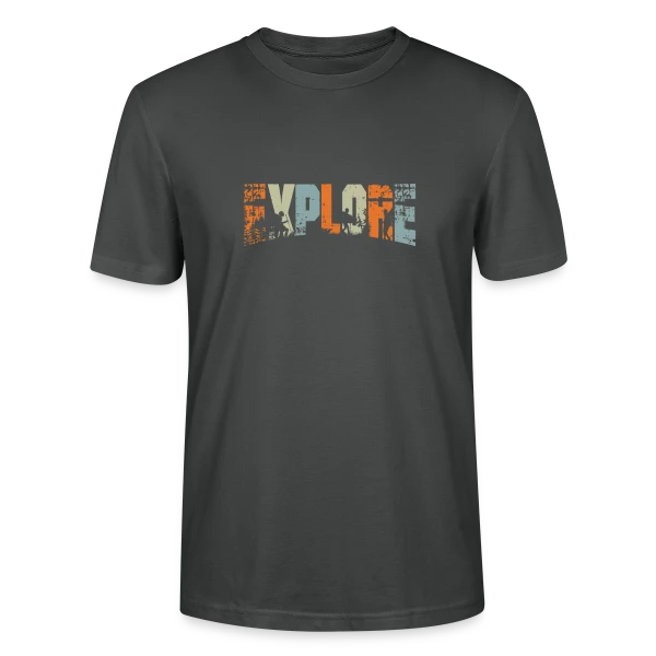 Maquette de T-shirt bio CRAFTER Stanley Stella Unisexe « Esprit Aventure Rétro » à personnaliser