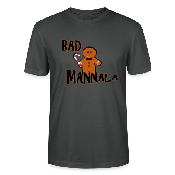 Maquette de T-shirt bio CRAFTER Stanley Stella Unisexe « Mannala Alsacien Humour : Brioche de Noël » à personnaliser