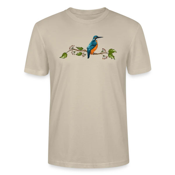 Maquette de T-shirt bio CRAFTER Stanley Stella Unisexe « Oiseau Majestueux » à personnaliser
