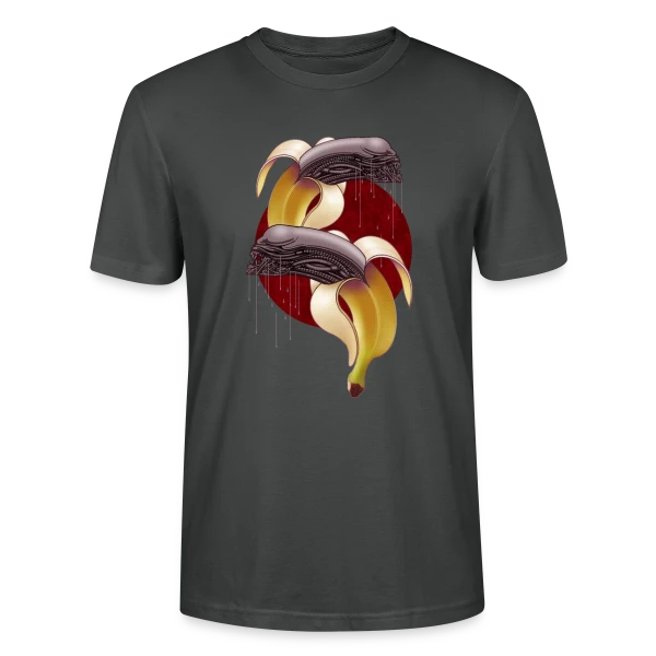 Maquette de T-shirt bio CRAFTER Stanley Stella Unisexe « Banane Extraterrestre » à personnaliser