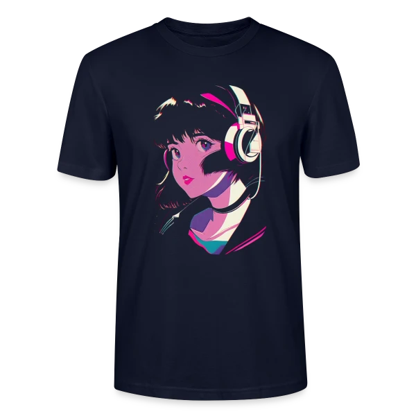 Fille Anime Esthétique Lo-Fi J-Pop sur T-shirt bio CRAFTER Stanley Stella Unisexe