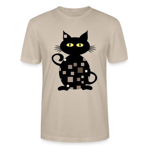 Maquette de T-shirt bio CRAFTER Stanley Stella Unisexe « Mon Adorable Chat » à personnaliser