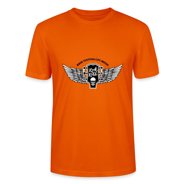 Maquette de T-shirt bio CRAFTER Stanley Stella Unisexe « Esprit Rock Musique » à personnaliser