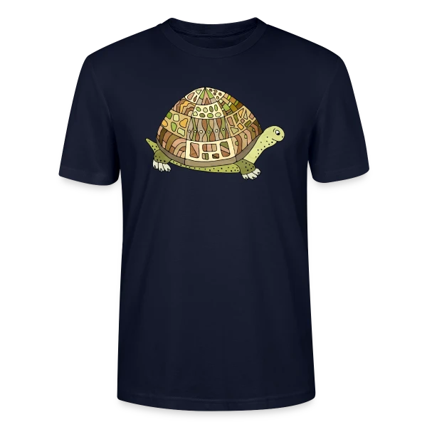 Maquette de T-shirt bio CRAFTER Stanley Stella Unisexe « Tortue Mignonne » à personnaliser
