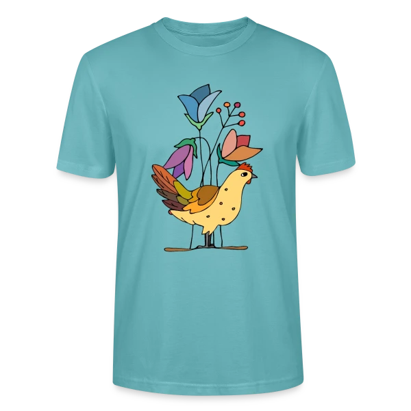 Maquette de T-shirt bio CRAFTER Stanley Stella Unisexe « L'Oiseau Majestueux » à personnaliser