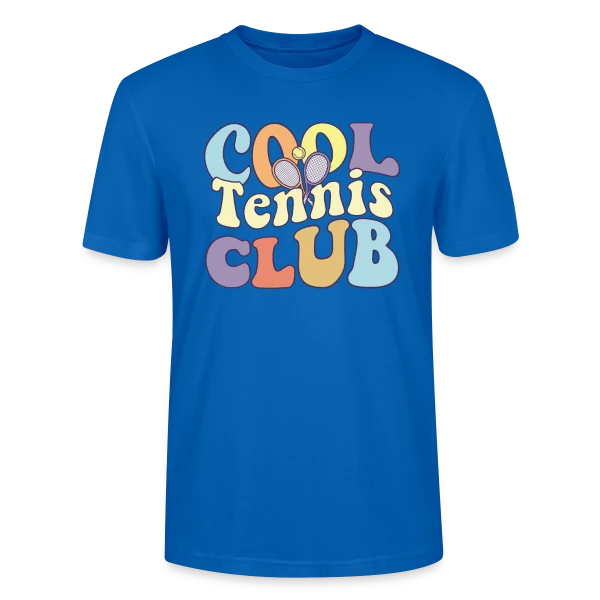 Maquette de T-shirt bio CRAFTER Stanley Stella Unisexe « Cool Tennis Club : Coach & Équipe » à personnaliser