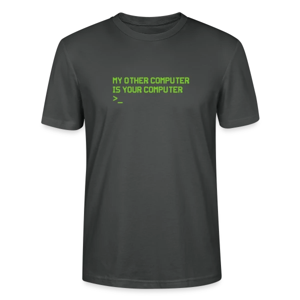 Maquette de T-shirt bio CRAFTER Stanley Stella Unisexe « Hacker Codeur Computerfreak Nerd - Cadeau Hacking » à personnaliser