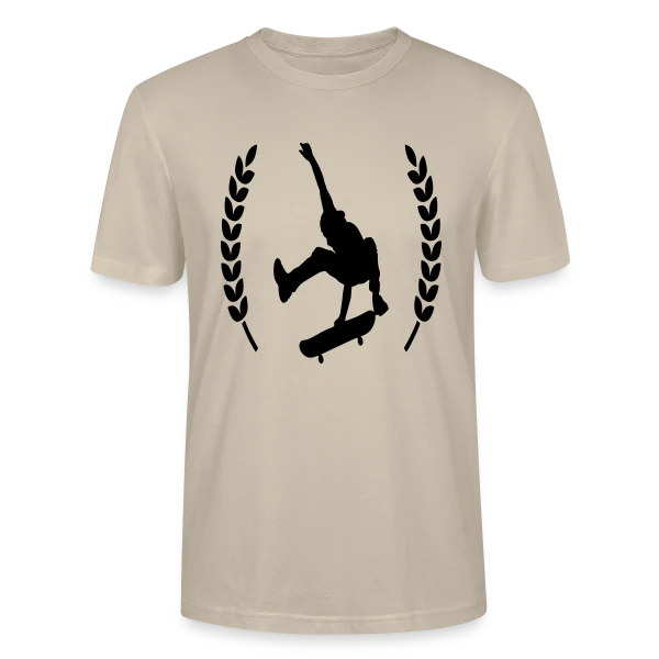Maquette de T-shirt bio CRAFTER Stanley Stella Unisexe « Passion Skate & Skateboard » à personnaliser