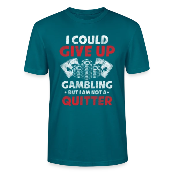 Maquette de T-shirt bio CRAFTER Stanley Stella Unisexe « Maître du Skat et du Poker » à personnaliser