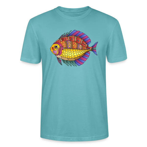 Maquette de T-shirt bio CRAFTER Stanley Stella Unisexe « Ryba, l'Esprit du Poisson » à personnaliser