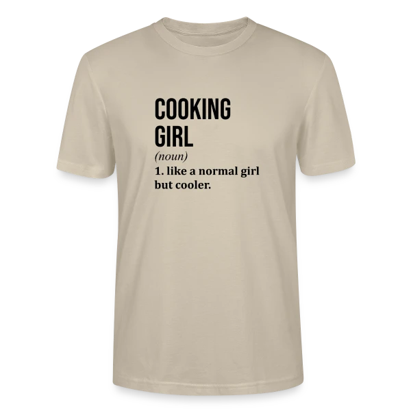 Maquette de T-shirt bio CRAFTER Stanley Stella Unisexe « Motif 'Cooking Cooking' | Esprit Culinaire » à personnaliser