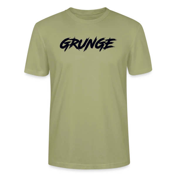Maquette de T-shirt bio CRAFTER Stanley Stella Unisexe « Typographie Grunge Brossée » à personnaliser