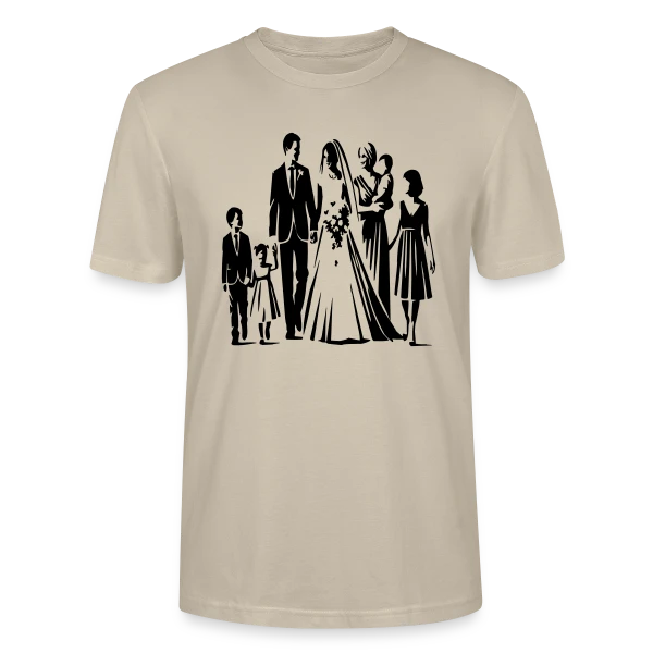 Maquette de T-shirt bio CRAFTER Stanley Stella Unisexe « Mariage et Fête » à personnaliser