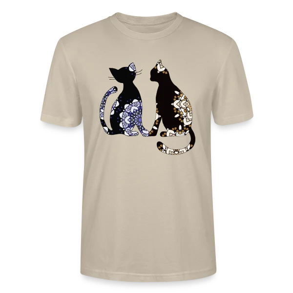 Maquette de T-shirt bio CRAFTER Stanley Stella Unisexe « Passion Chat » à personnaliser