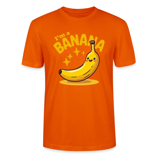 Maquette de T-shirt bio CRAFTER Stanley Stella Unisexe « Humour Banane - Costume Carnaval & Fête » à personnaliser