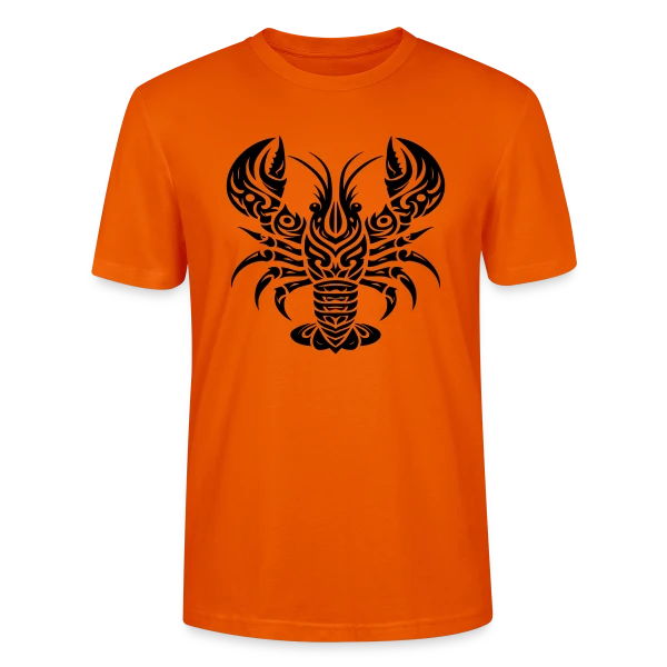 Maquette de T-shirt bio CRAFTER Stanley Stella Unisexe « Homard Tribal - Art Océanique » à personnaliser