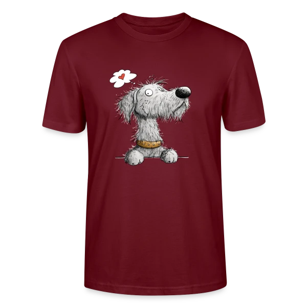 Maquette de T-shirt bio CRAFTER Stanley Stella Unisexe « Lévrier Irlandais - Cartoon chien de race » à personnaliser