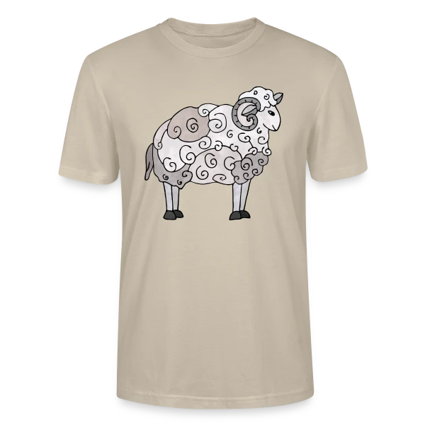 Maquette de T-shirt bio CRAFTER Stanley Stella Unisexe « L'Énigme 2074 » à personnaliser