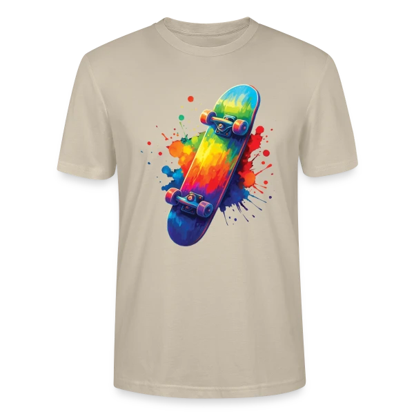 Maquette de T-shirt bio CRAFTER Stanley Stella Unisexe « Maître du Skate » à personnaliser