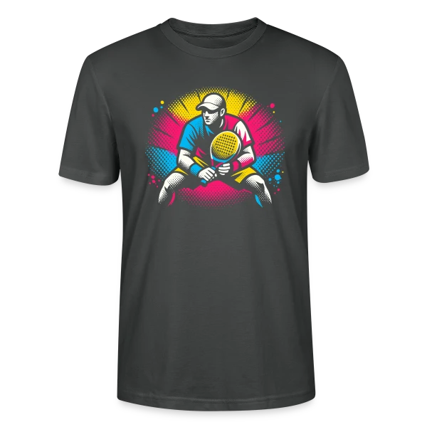 Maquette de T-shirt bio CRAFTER Stanley Stella Unisexe « Formes et Mouvement Abstrait » à personnaliser