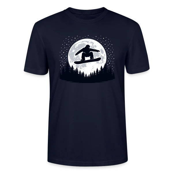 Maquette de T-shirt bio CRAFTER Stanley Stella Unisexe « Rythmes Graphiques Uniques » à personnaliser