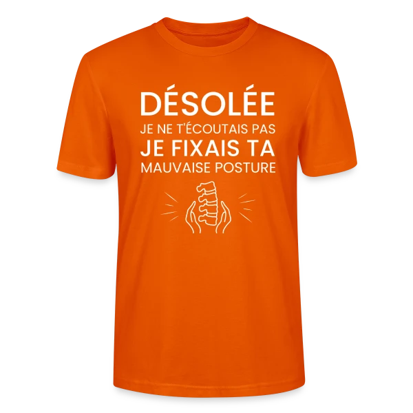 Maquette de T-shirt bio CRAFTER Stanley Stella Unisexe « Désolé, Je ne Peux Pas... [À Personnaliser] » à personnaliser