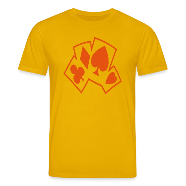 Maquette de T-shirt bio CREATOR Stanley/Stella Unisexe « As du Poker : Maître des Cartes » à personnaliser