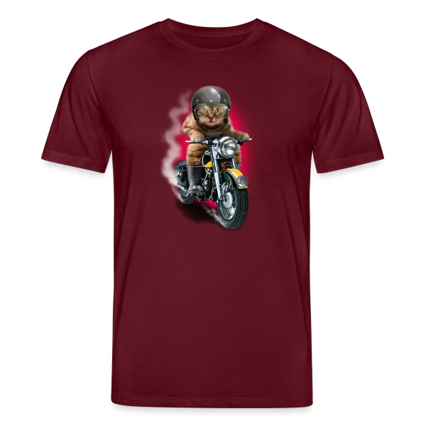 Maquette de Chat Motard : L'Esprit Libre à personnaliser
