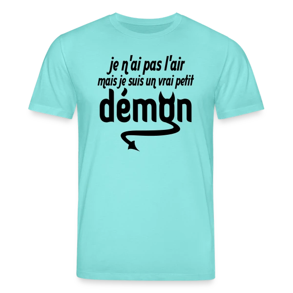 Maquette de T-shirt bio CREATOR Stanley/Stella Unisexe « Petit Démon » à personnaliser