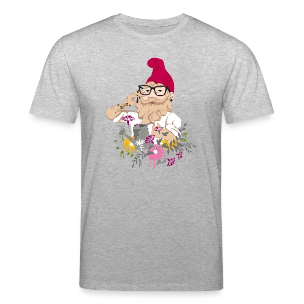 Maquette de T-shirt bio CREATOR Stanley/Stella Unisexe « Jardinier Hipster » à personnaliser