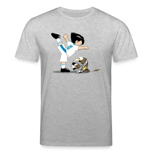 Maquette de T-shirt bio CREATOR Stanley/Stella Unisexe « Le Tir de l'Aigle » à personnaliser
